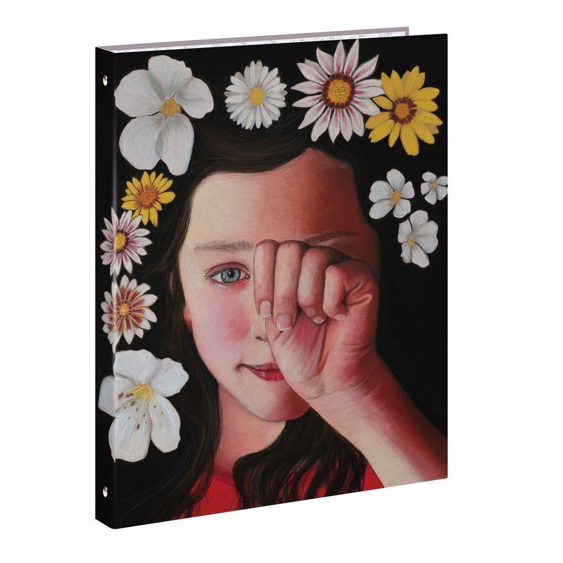 Cartella Image Donne - Fiori Di Rinascita - 4 Anelli Tondi - Diametro 30 Mm