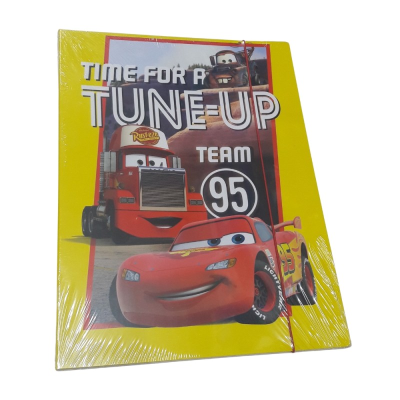 Cartellina 3 Lembi Con Elastico Cars – Fantasie Assortite