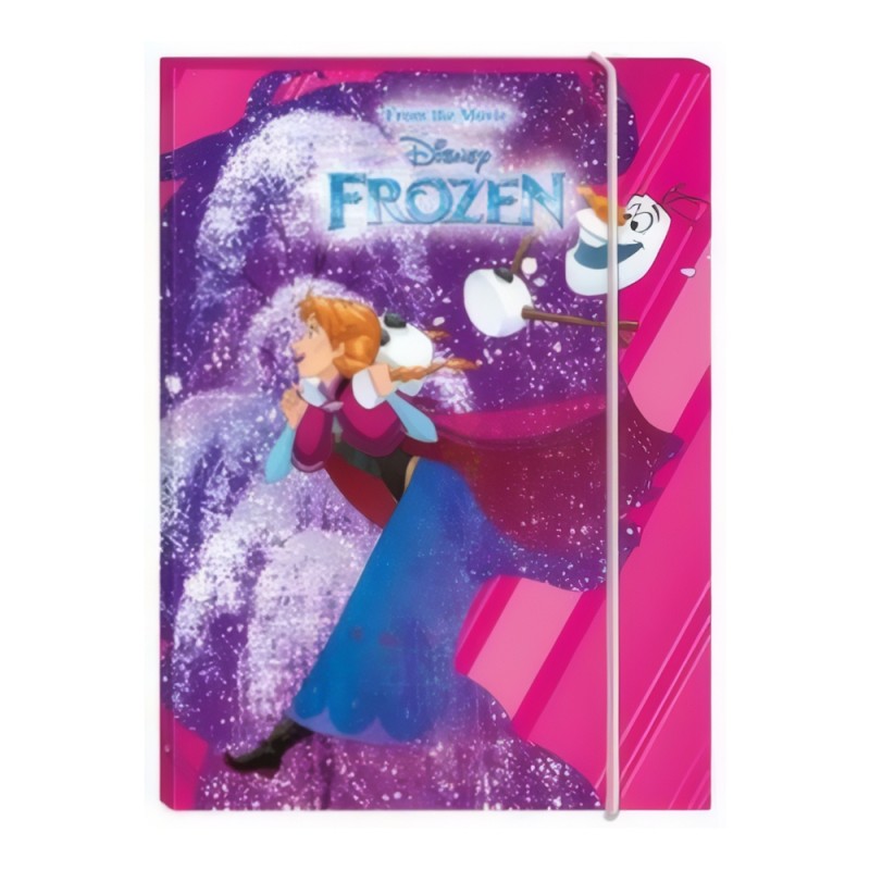 Cartellina 3 Lembi Con Elastico Frozen Magic Star Anna