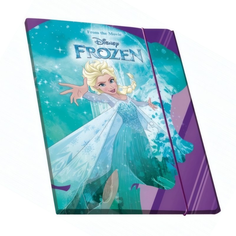 Cartellina 3 Lembi Con Elastico Frozen Magic Star Elsa