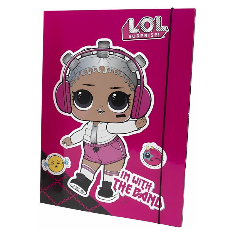 Cartellina 3 Lembi Con Elastico Lol Surprise! - Fantasie Assortite