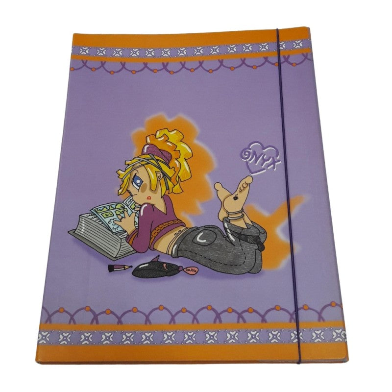 Cartellina 3 Lembi Con Elastico Onyx – Fantasie Assortite