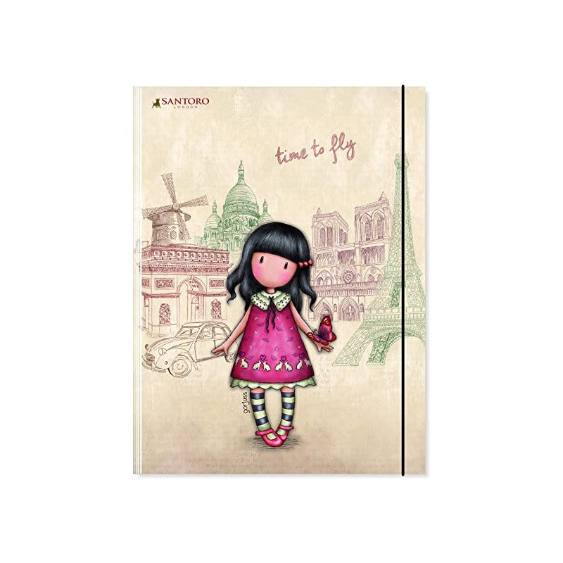 Cartellina Con Elastico Santoro Gorjuss