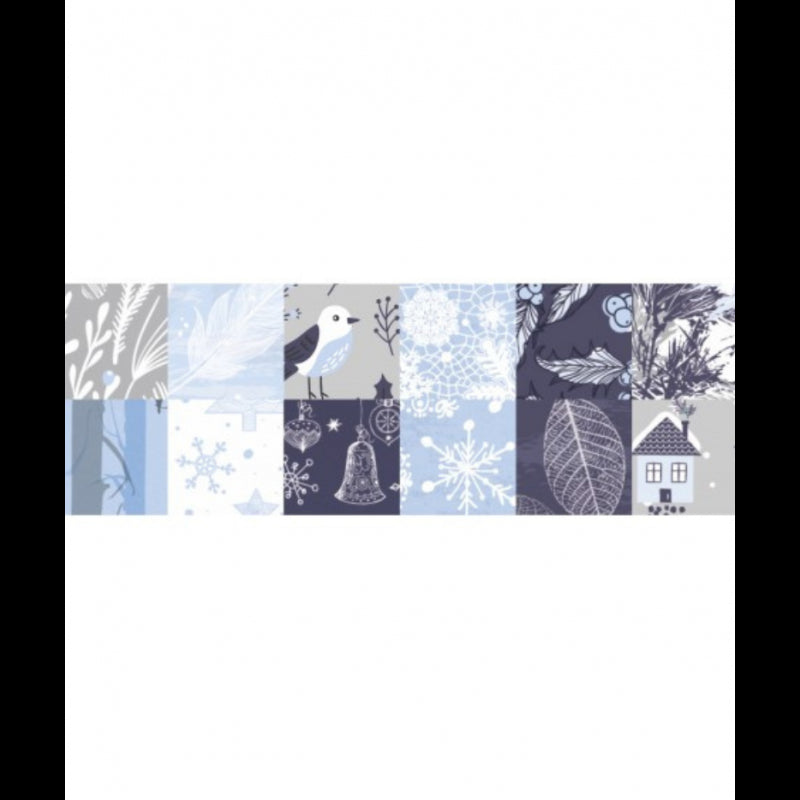 Cartoncini Natalizi 180g, 20,3x20,3 Cm, Conf. 24 Fg, Stampa 2 Lati, Dp18088g Wiler