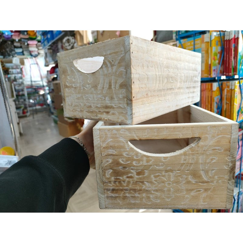 Cassette In Legno 2 Pezzi