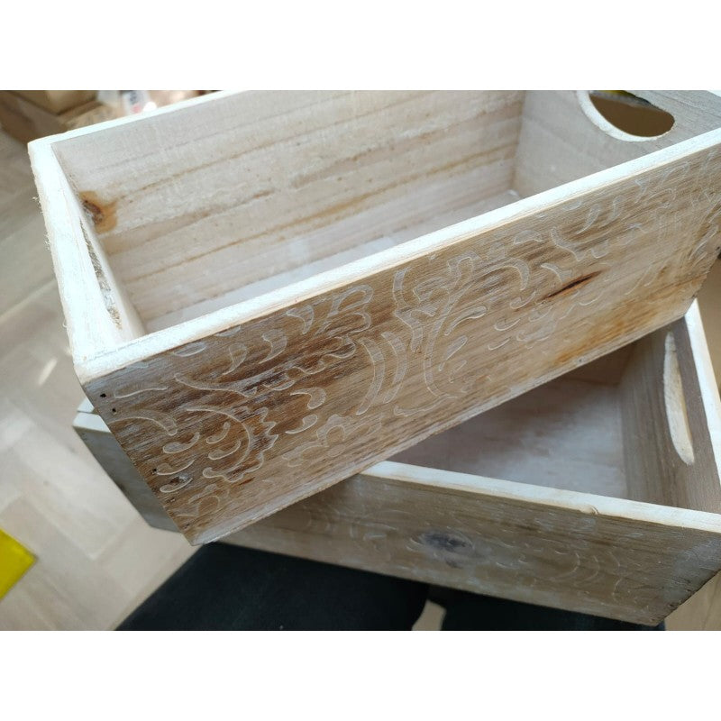 Cassette In Legno 2 Pezzi