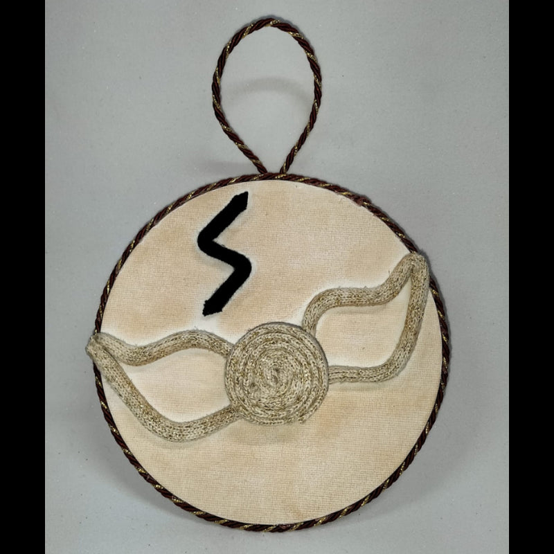 Cerchio Boccino D'oro Harry Potter A Rilievo, Decorato A Mano, 15 Cm