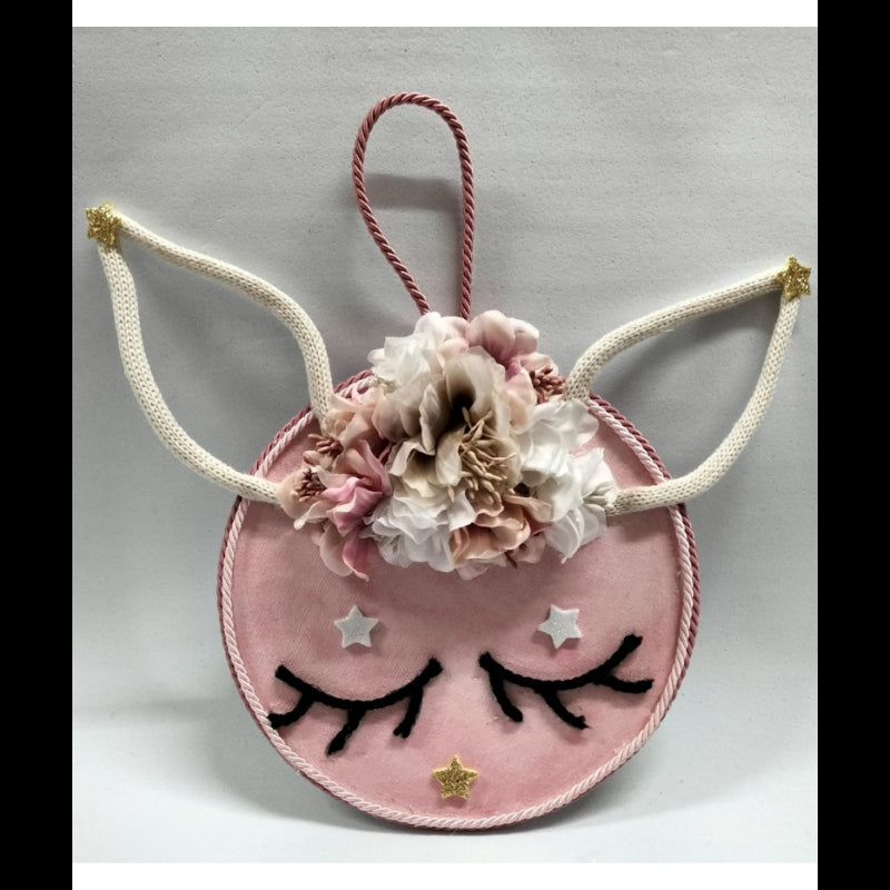 Cerchio Unicorno A Rilievo, Decorato A Mano, 15 Cm