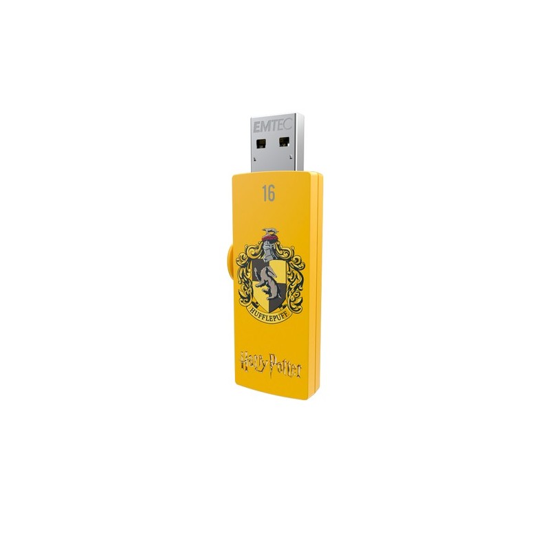 Chiavetta Usb 2.0 Harry Potter 16 Gb Tassorosso - Giallo