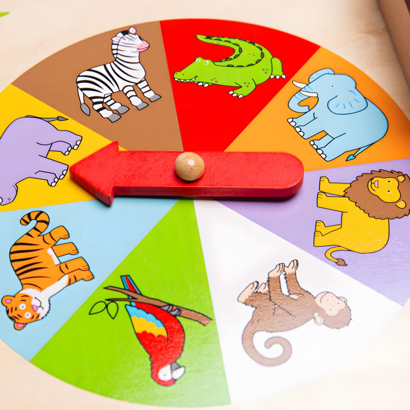 Chiudi La Scatola Animali - Bigjigs Animal Shut The Box