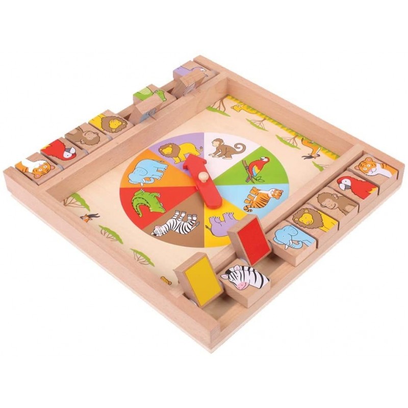Chiudi La Scatola Animali - Bigjigs Animal Shut The Box