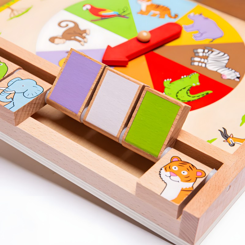 Chiudi La Scatola Animali - Bigjigs Animal Shut The Box