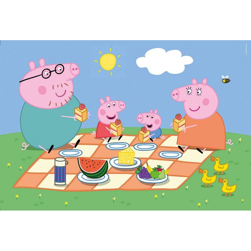 Clementoni Peppa Pig Supercolor Puzzle 24 Pezzi