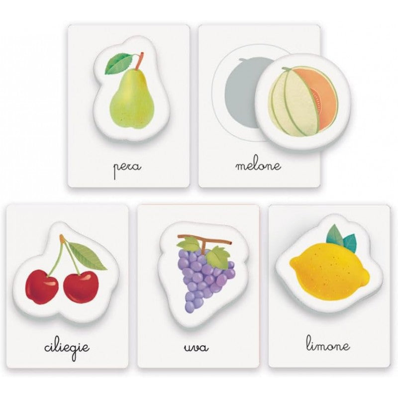 Clementoni Sapientino Montessori - Primo Inglese - Gioco Montessori 3 Anni, Gioco Educativo Per Imparare Inglese, Flashcards