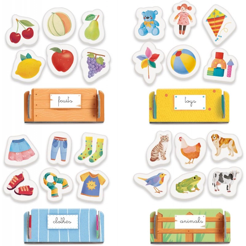 Clementoni Sapientino Montessori - Primo Inglese - Gioco Montessori 3 Anni, Gioco Educativo Per Imparare Inglese, Flashcards