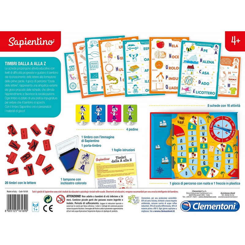 Clementoni - Sapientino - Timbri Dalla A Alla Z