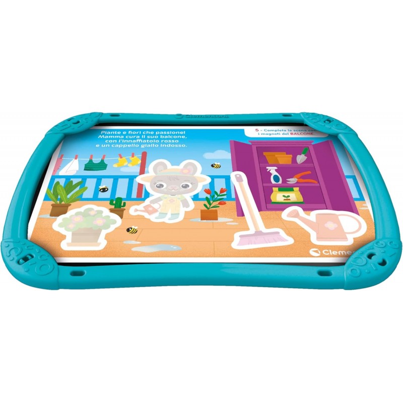 Clementoni Sapientino Valigetta Magnetica Casetta Montessori - Gioco Educativo Montessori 2 Anni Per Imparare Nuove Parole