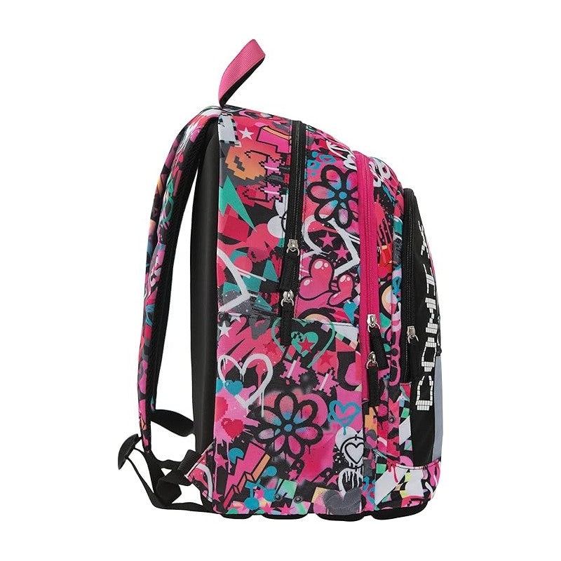 Comix Bright - Zaino Scuola Con Ampi Scomparti, Chiusura A Zip E Spallacci Regolabili, 32x43hx23 Cm, 31 L