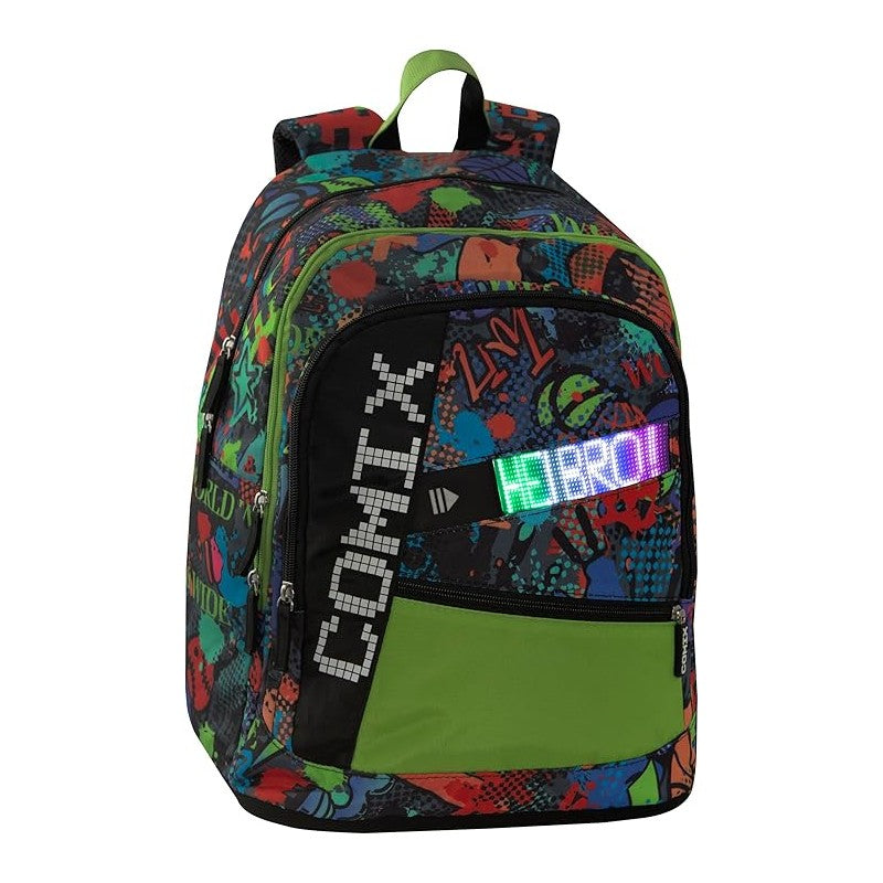 Comix Bright - Zaino Scuola Con Ampi Scomparti, Chiusura A Zip E Spallacci Regolabili, 32x43hx23 Cm, 31 L