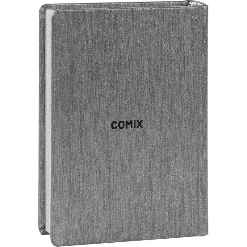 Comix - Diario Mignon Plus Giornaliero 16 Mesi, 2024-2025 Con Copertina Rigida, 9x12.5h Cm, Nero