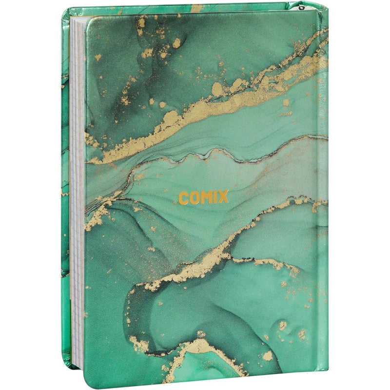 Comix - Diario Mini Giornaliero 16 Mesi 2024-2025, Con Copertina Rigida, 11x15.3h Cm, Verde