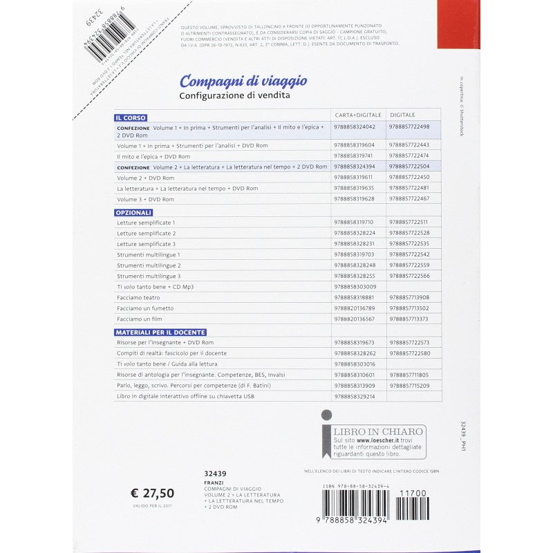 Compagni Di Viaggio Vol. 2 - La Letteratura - La Letteratura Nel Tempo