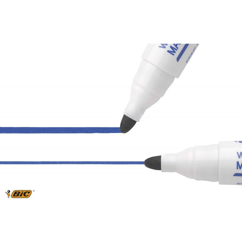 Confezione 7 Pennarelli Per Lavagna Bic Velleda 1701 + Omaggio