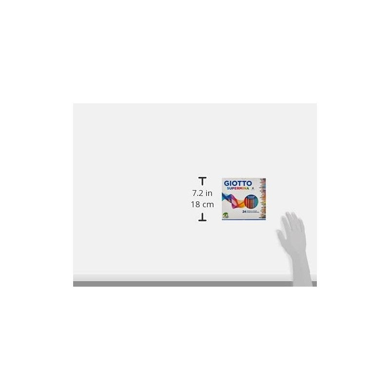 Confezione Da 24 Pastelli Giotto Supermina Da 3.8mm