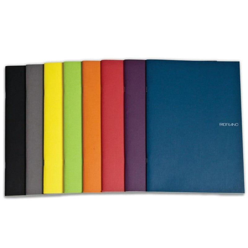 Confezione Monocolore 5 Maxi Quaderni Fabriano Ecoqua A4 40 Fogli 90gr