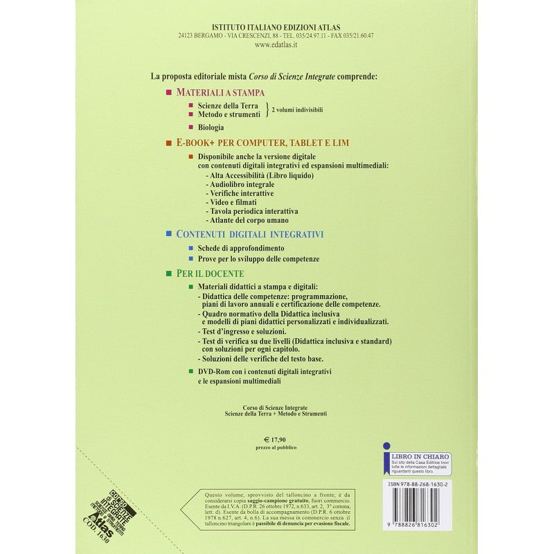 Corso Di Scienze Integrate - Scienze Della Terra