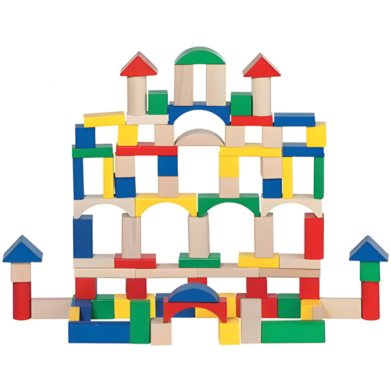 Costruzioni In Legno 100 Pezzi - Cwr 58669