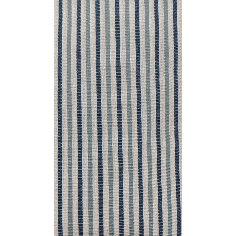 Cotone A Righe Toni Blu