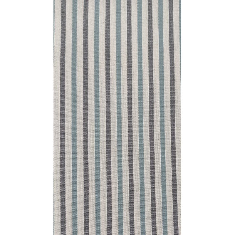 Cotone A Righe Toni Blu