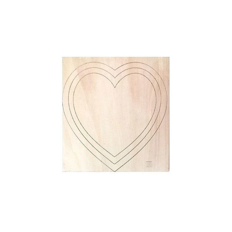 Cuore Saturno In Legno Renkalik