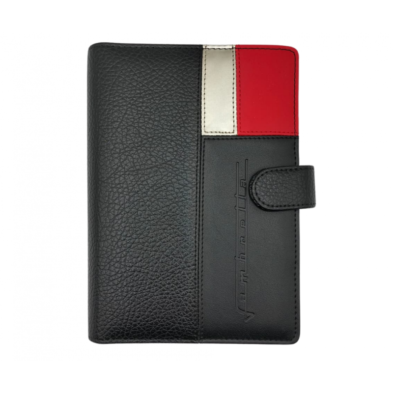 Custodia Agenda Lambretta – Nero / Rosso