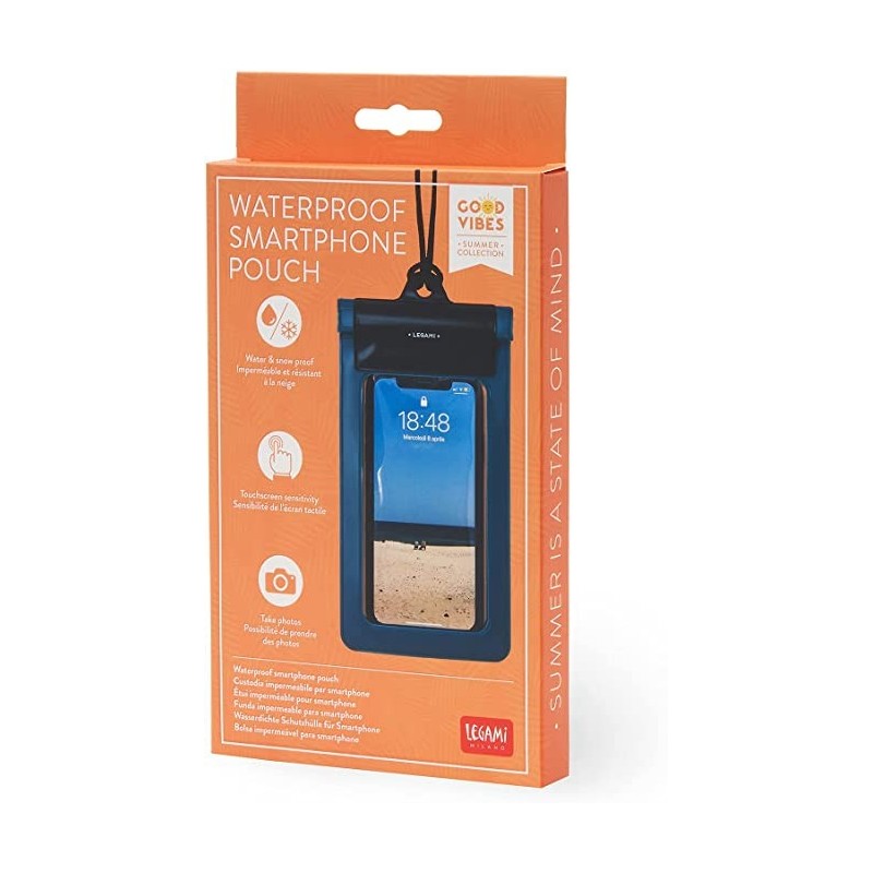 Custodia Impermeabile Per Smartphone Petrol Blue - Legami