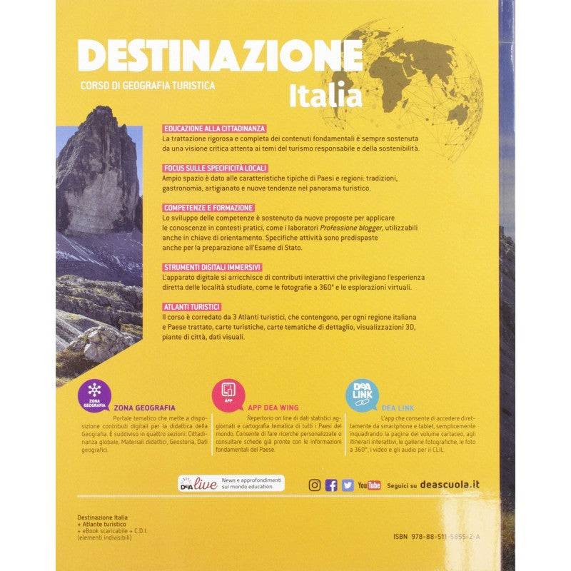 Destinazione Italia. Corso Di Geografia Turistica. Con Atlante