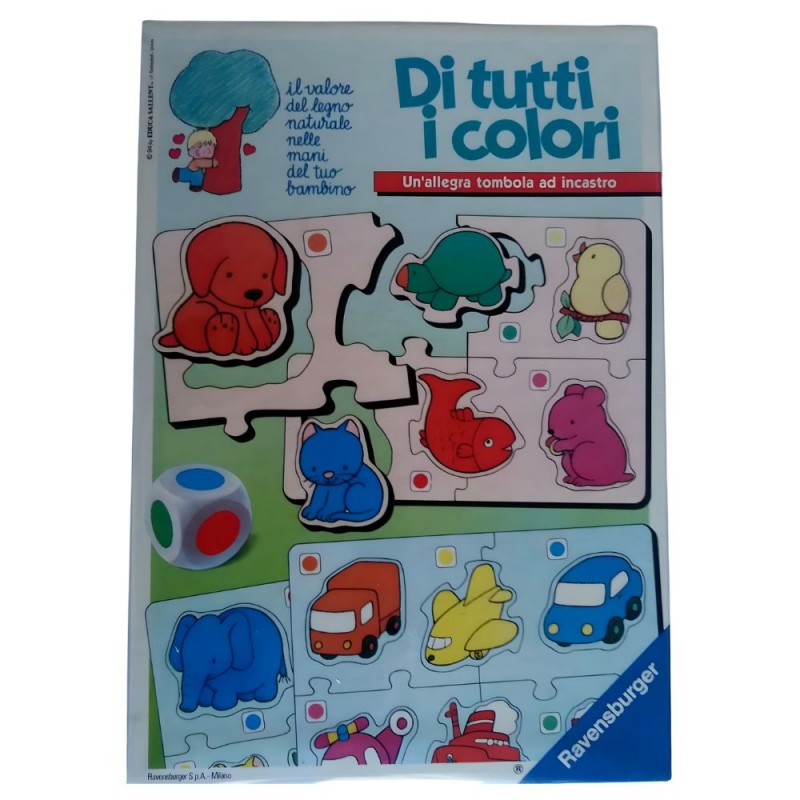 Di Tutti I Colori - Tombola Ad Incastro In Legno Ravensburger