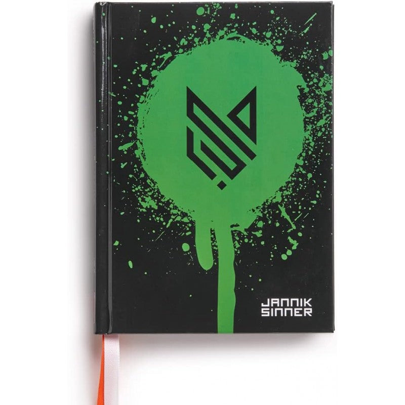 Diario 9 Mesi Jannik Sinner, Nero/verde