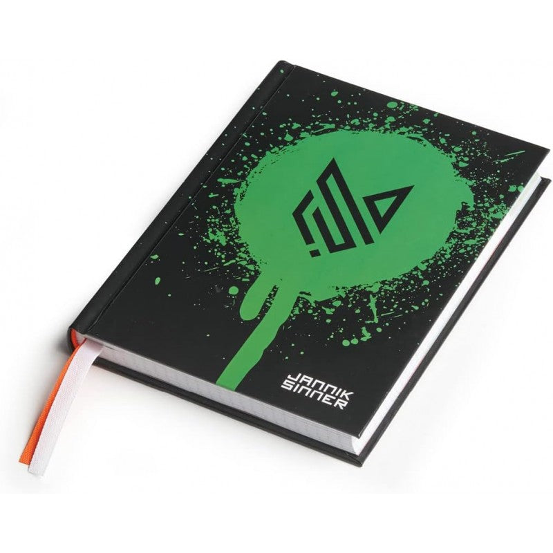 Diario 9 Mesi Jannik Sinner, Nero/verde