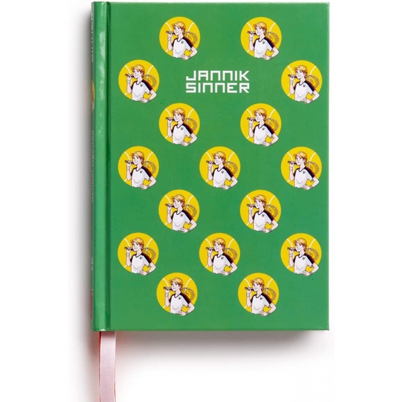 Diario 9 Mesi Jannik Sinner, Nero/verde