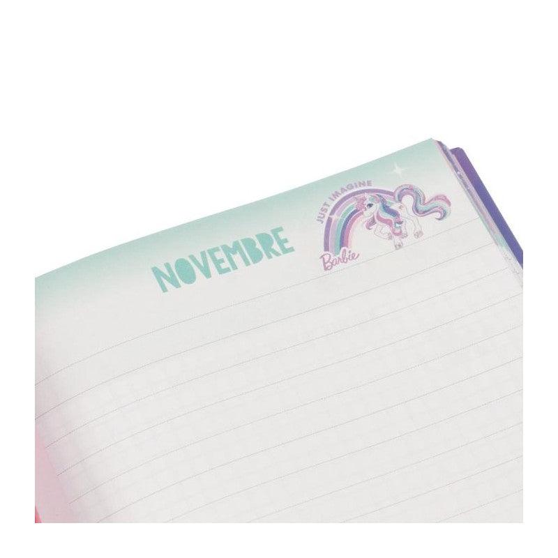 Diario Barbie & Friend 2024-2025 Standard 20x14cm Non Datato