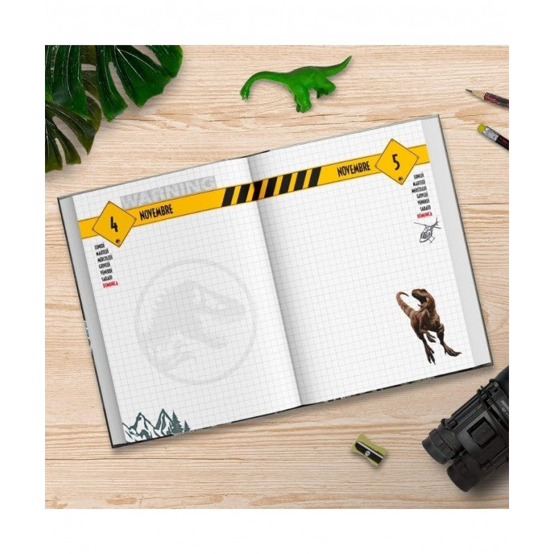 Diario Jurassic World Standard 10 Mesi Non Datato
