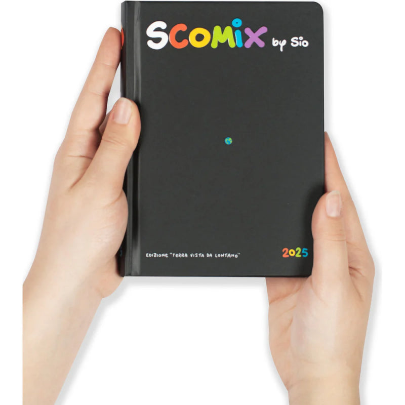 Diario Medium Comix 16 Mesi 2024/25 Scottecs By Sio Giornaliero Nero