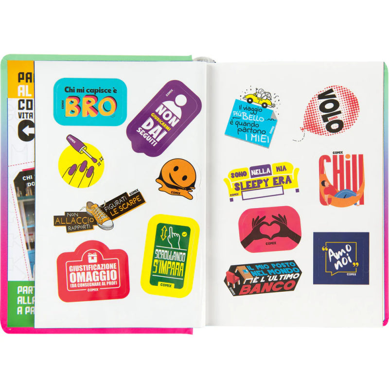 Diario Mignon Comix 16 Mesi 2024/25 Giornaliero Multicolore