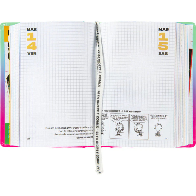 Diario Mignon Comix 16 Mesi 2024/25 Giornaliero Multicolore