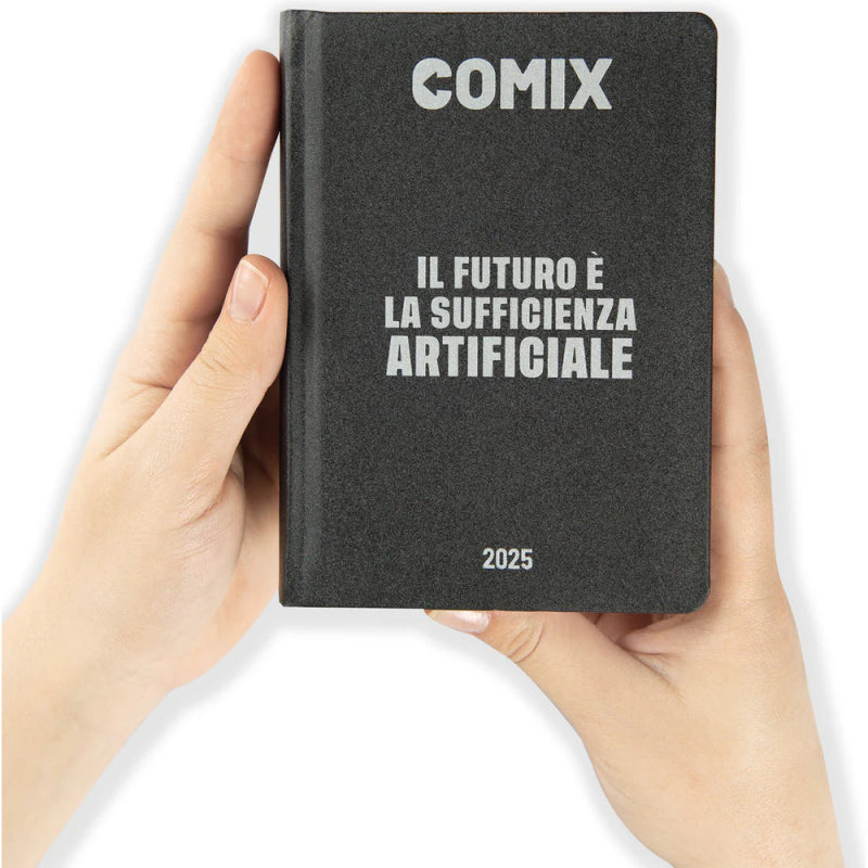 Diario Mignon Comix 16 Mesi 2024/25 Giornaliero Nero/argento