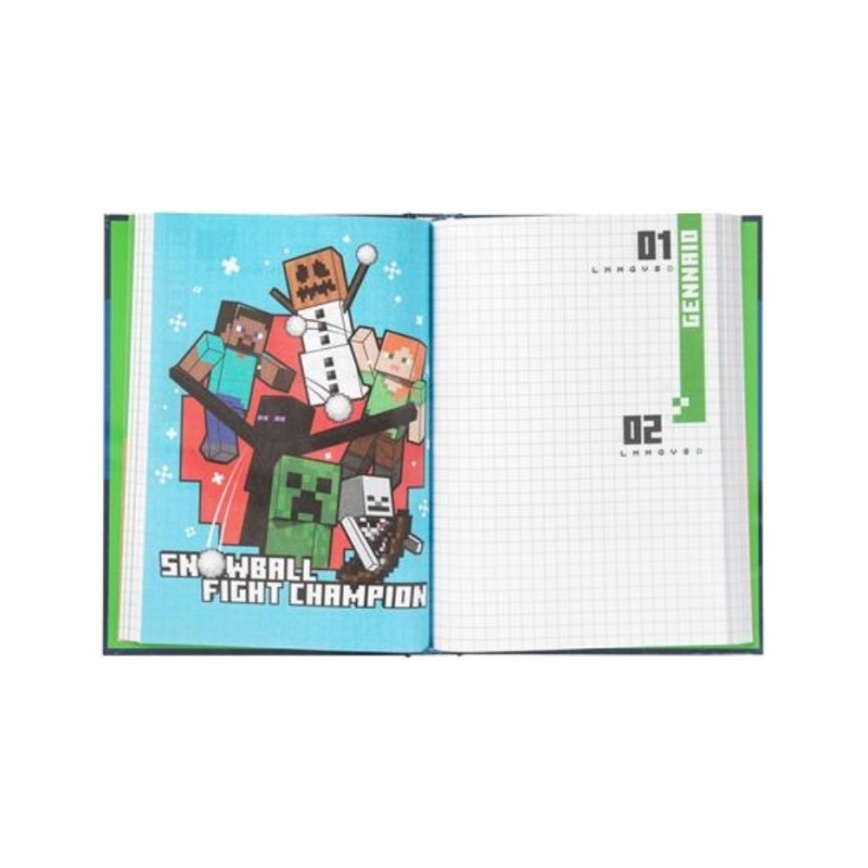 Diario Minecraft Creeper Standard 12 Mesi 22/23 - Non Datato