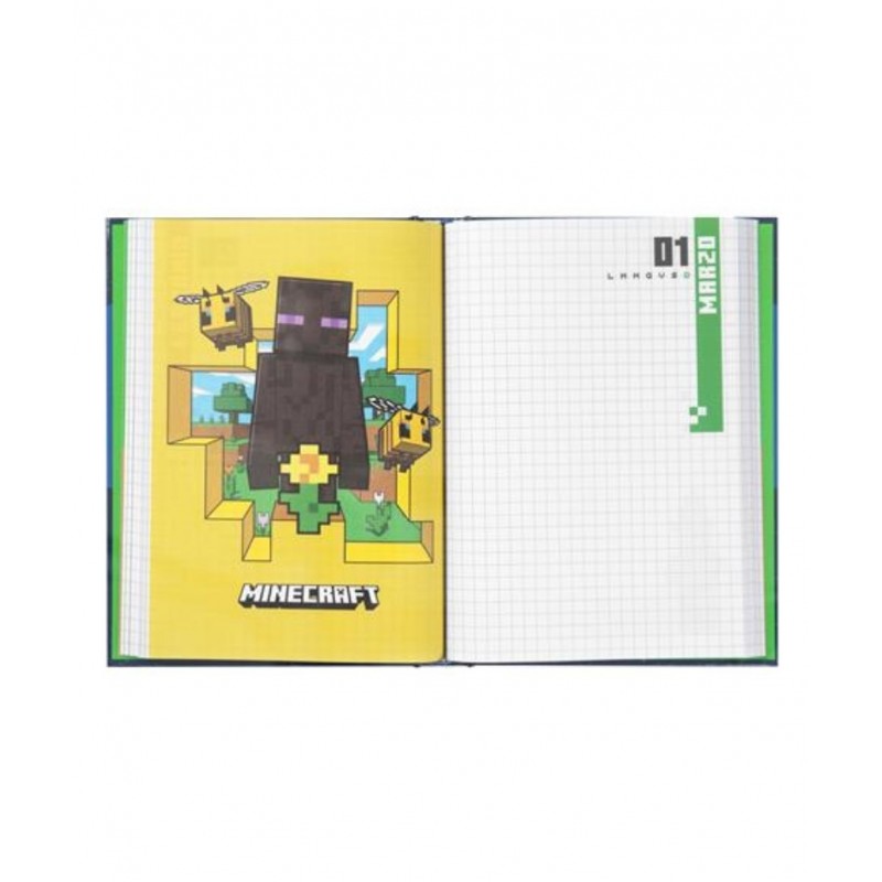 Diario Minecraft Creeper Standard 12 Mesi 22/23 - Non Datato
