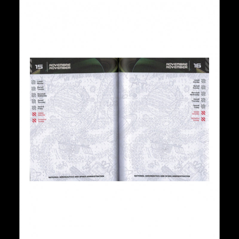 Diario Nasa Standard 10 Mesi  - Non Datato 2022/2023